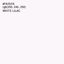 #FAF6FA - White Lilac Color Image